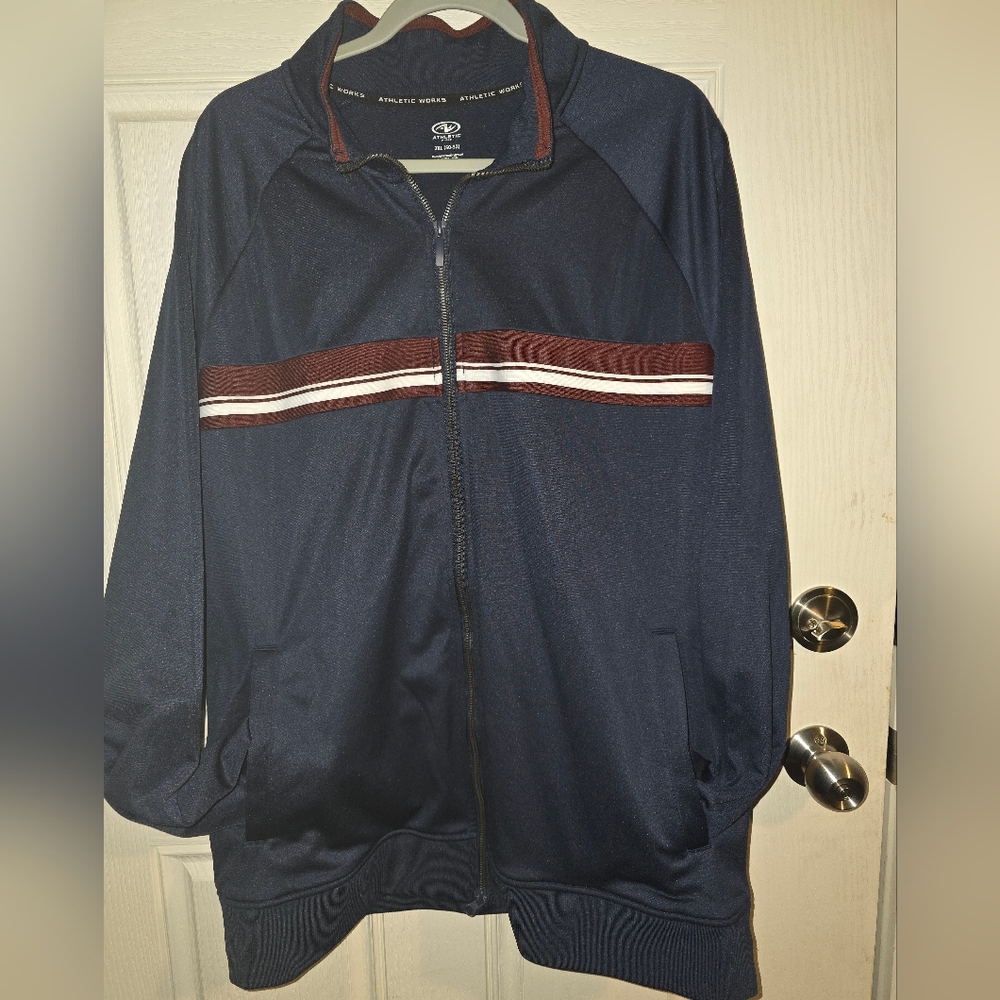 Navy Blue Tracksuit with Stripes - Picture 2 of 5